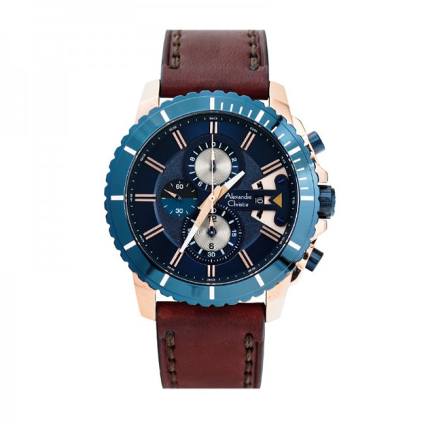 Alexandre Christie AC 6527 Rosegold Blue MCLURBU